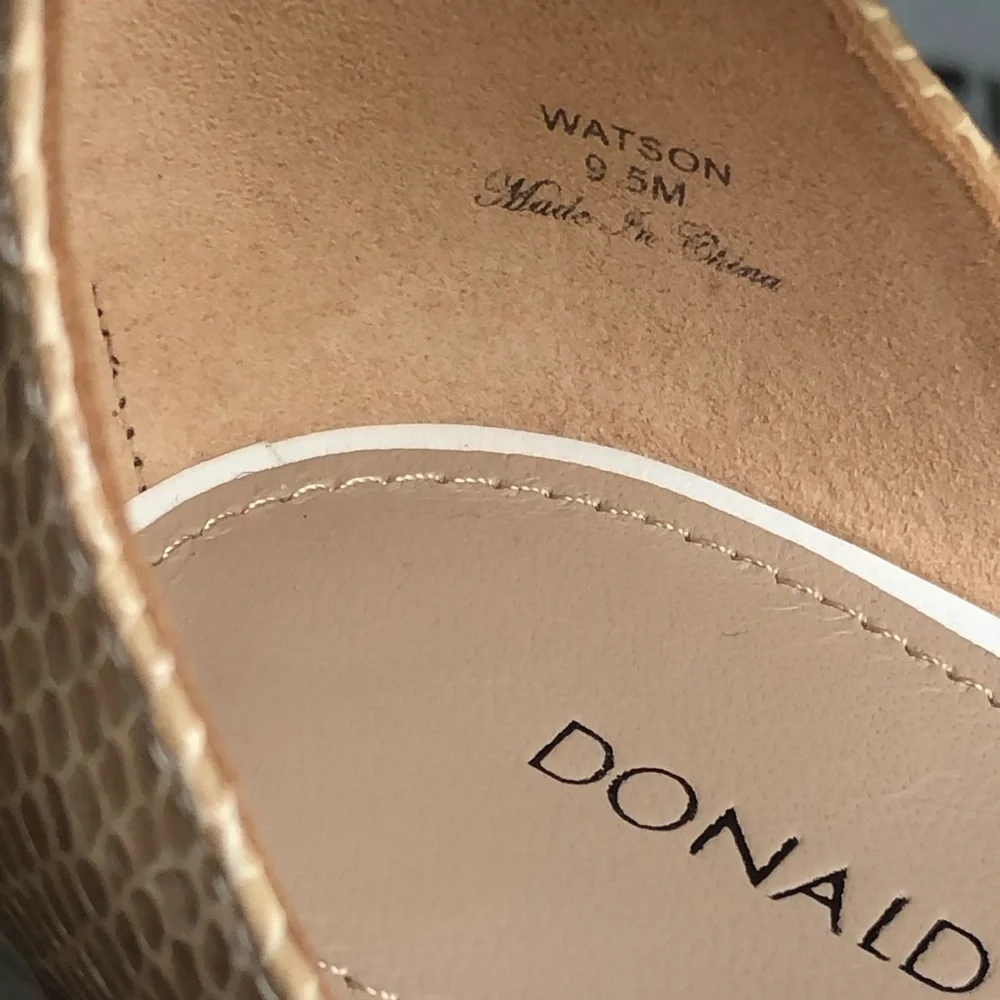 Donald J. Pliner Watson Block Heel Ankle Strap Dress‎ Sandal Size 9.5 - Picture 6 of 6